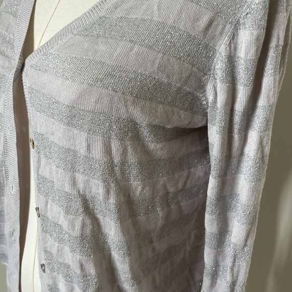 Carolyn Taylor Sparkle Stripe Cardigan - Picture 3 of 3